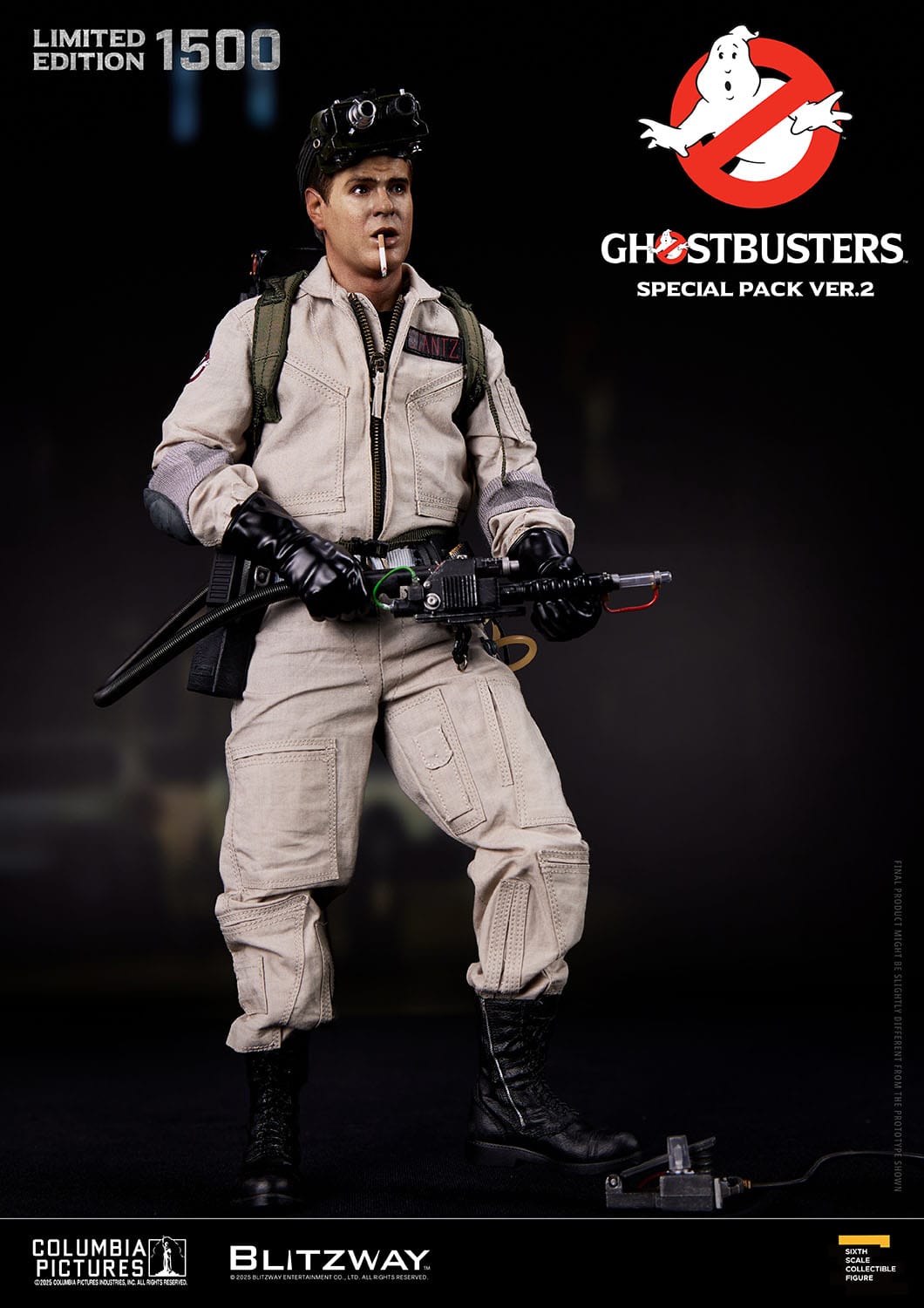 Ghostbusters: 1984: Special Pack: Venkman: Stantz: Spengler: Zeddemore: Limited Edition Set. 2.0 Blitzway