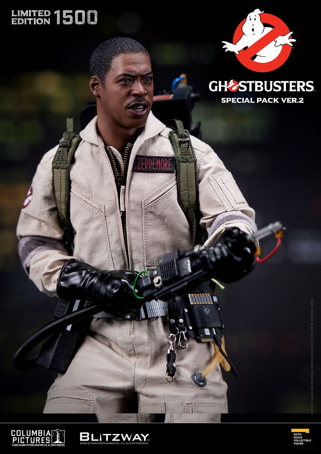 Ghostbusters: 1984: Special Pack: Venkman: Stantz: Spengler: Zeddemore: Limited Edition Set. 2.0 Blitzway
