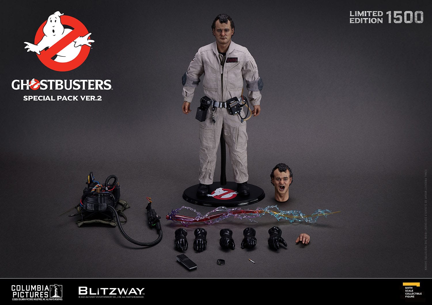 Ghostbusters: 1984: Special Pack: Venkman: Stantz: Spengler: Zeddemore: Limited Edition Set. 2.0 Blitzway