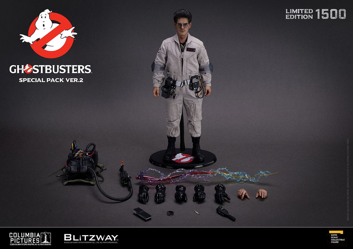 Ghostbusters: 1984: Special Pack: Venkman: Stantz: Spengler: Zeddemore: Limited Edition Set. 2.0 Blitzway