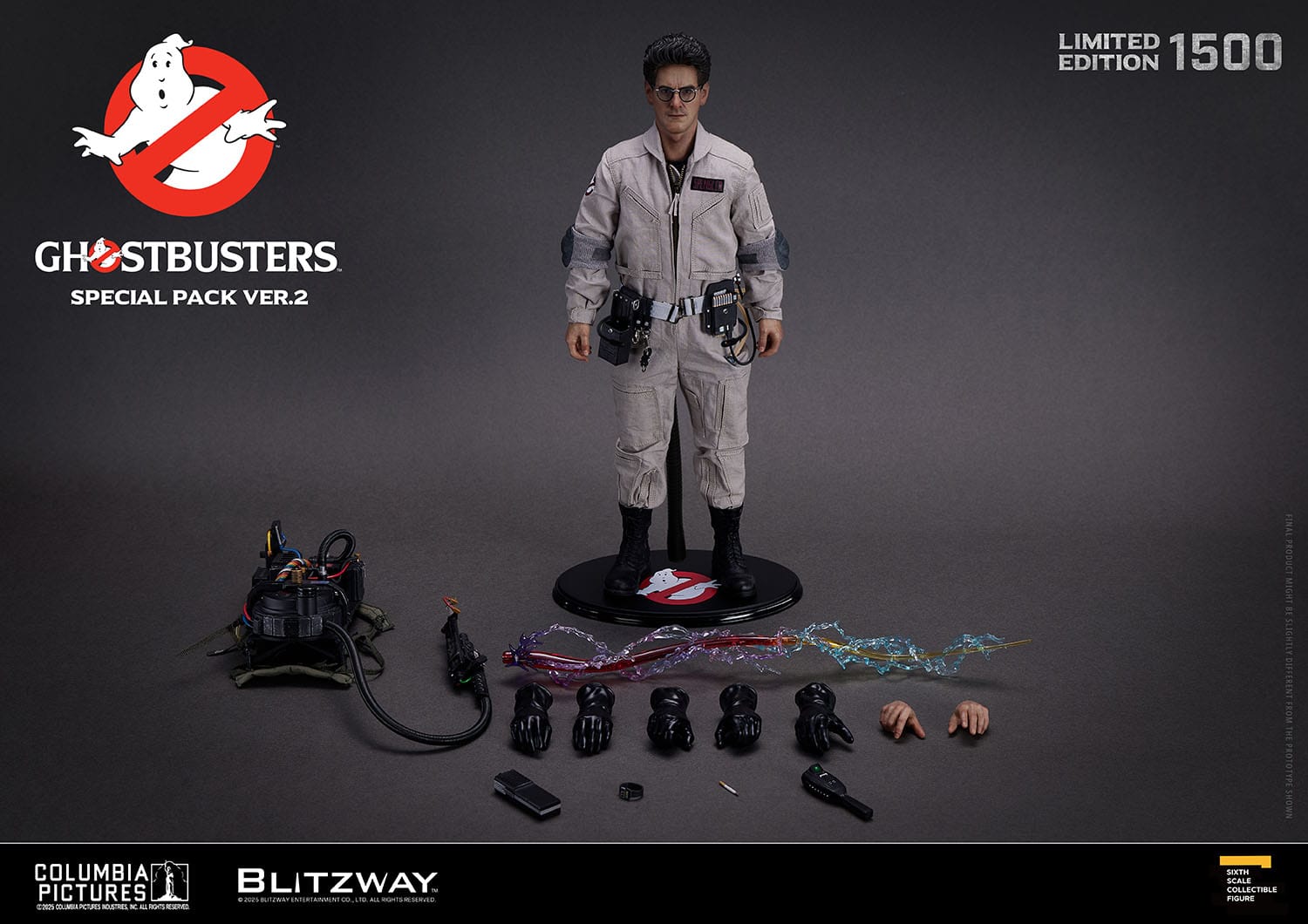 Ghostbusters: 1984: Special Pack: Venkman: Stantz: Spengler: Zeddemore: Limited Edition Set. 2.0 Blitzway