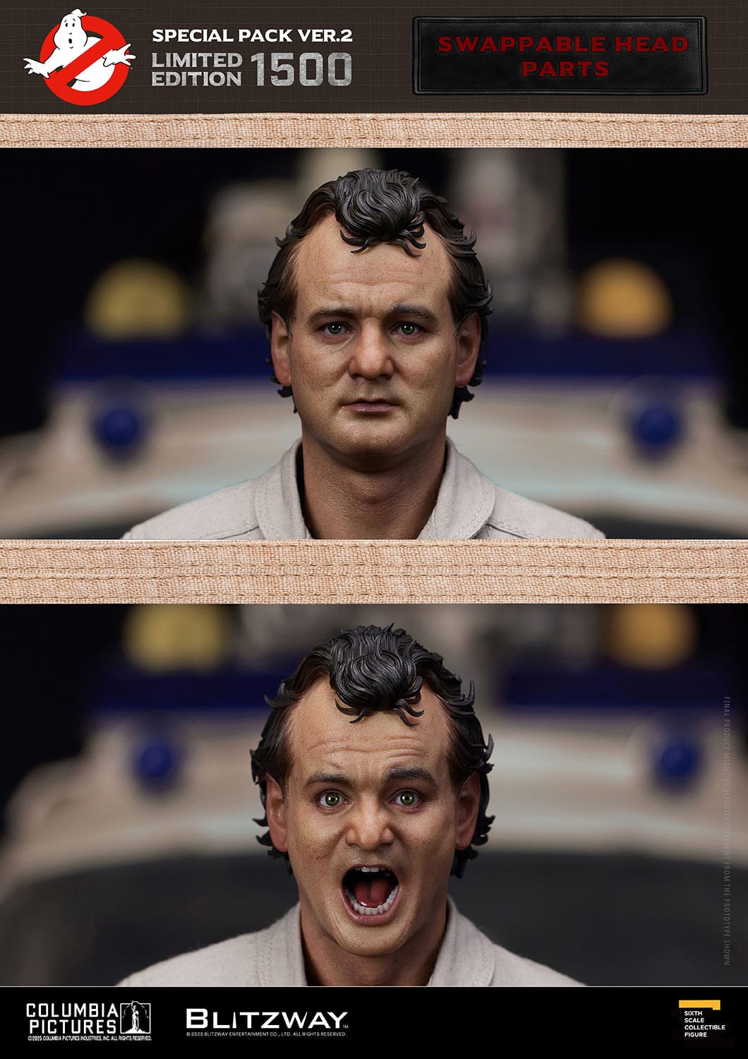 Ghostbusters: 1984: Special Pack: Venkman: Stantz: Spengler: Zeddemore: Limited Edition Set. 2.0 Blitzway