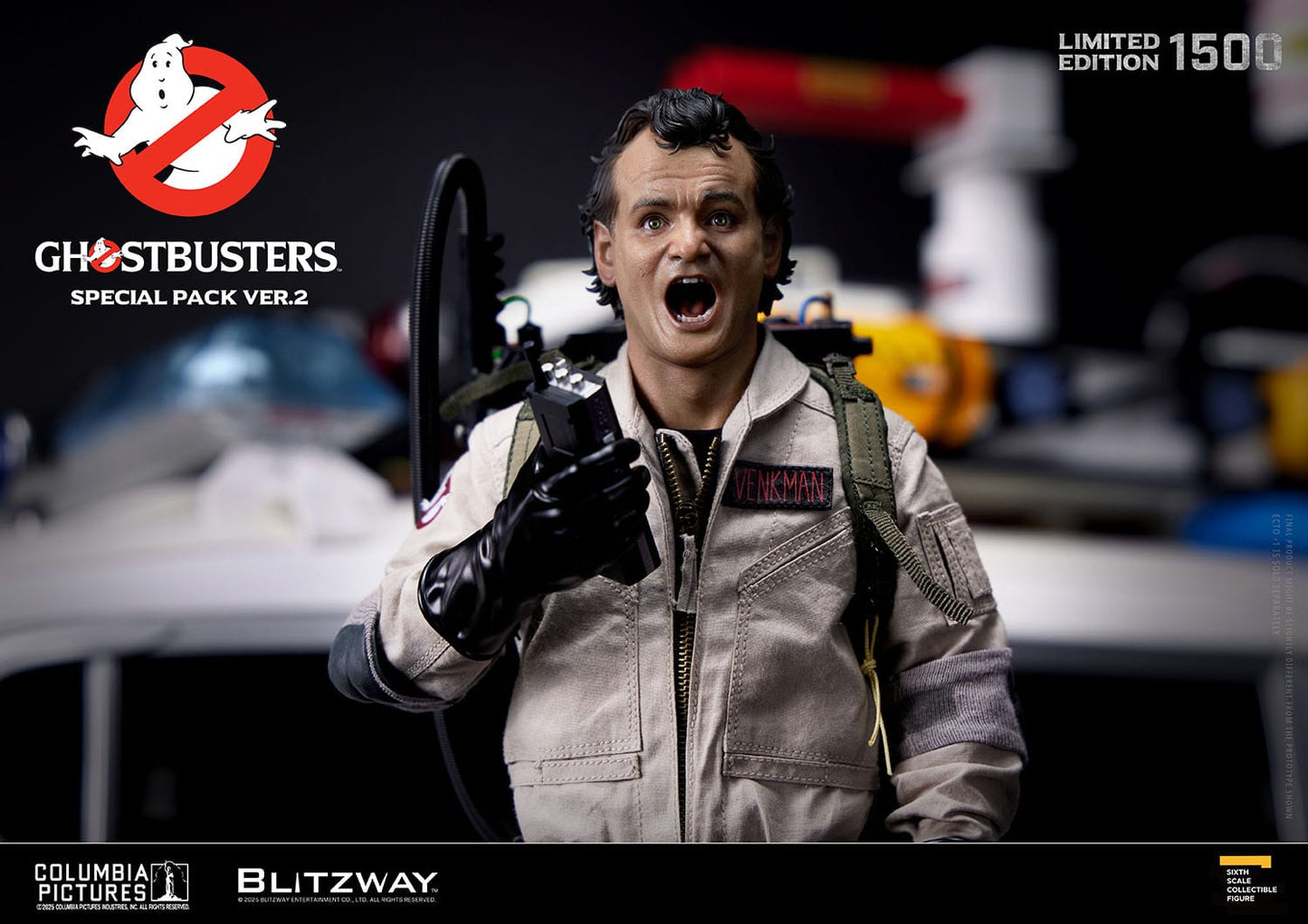 Ghostbusters: 1984: Special Pack: Venkman: Stantz: Spengler: Zeddemore: Limited Edition Set. 2.0 Blitzway