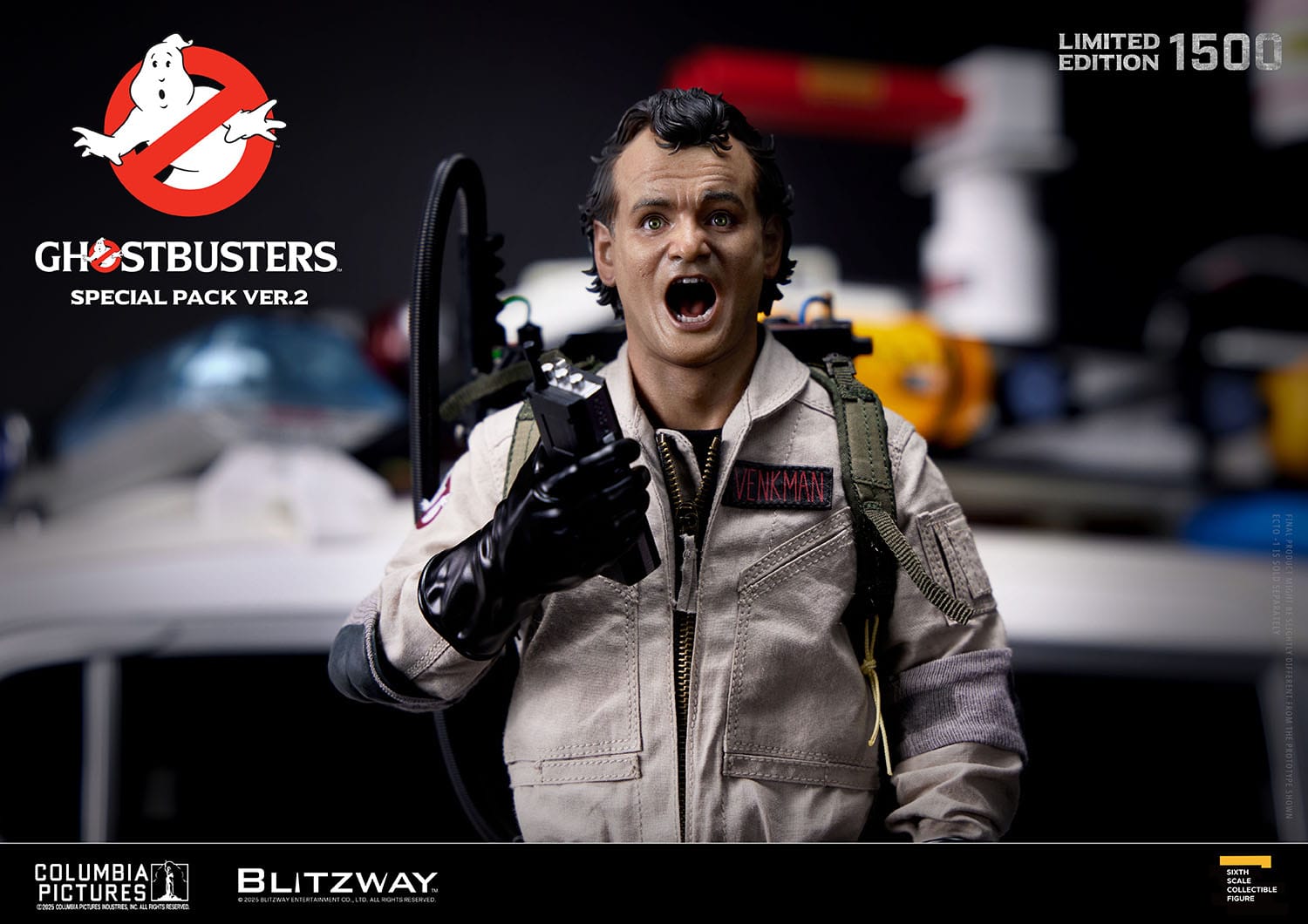 Ghostbusters: 1984: Special Pack: Venkman: Stantz: Spengler: Zeddemore: Limited Edition Set. 2.0 Blitzway