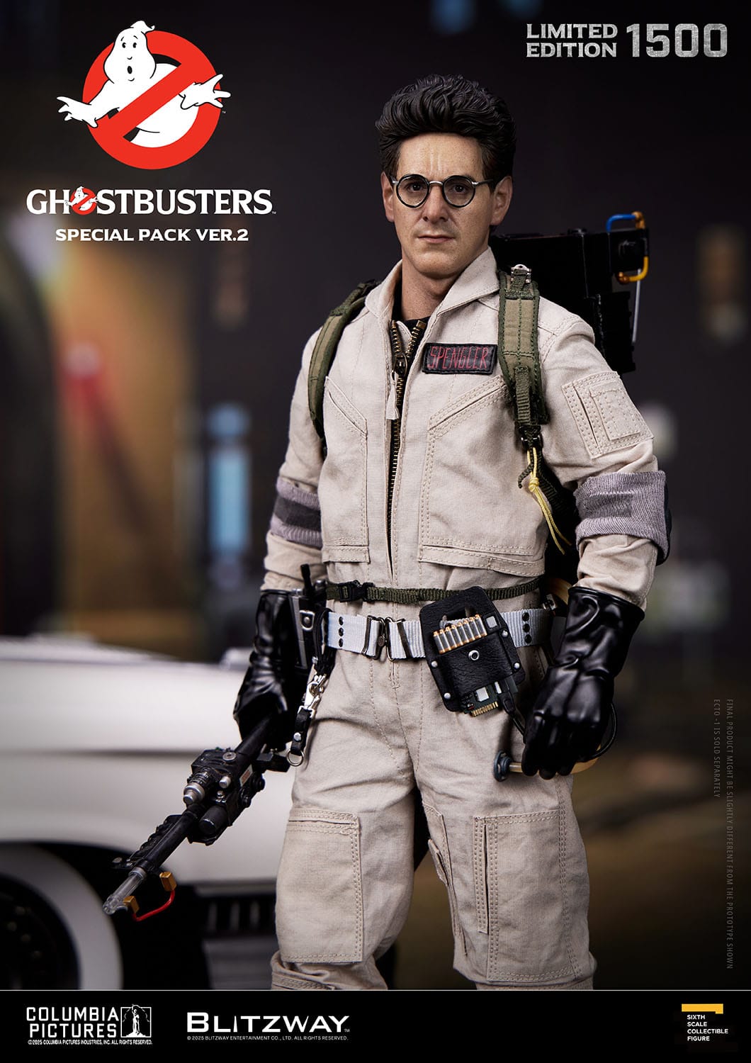 Ghostbusters: 1984: Special Pack: Venkman: Stantz: Spengler: Zeddemore: Limited Edition Set. 2.0 Blitzway