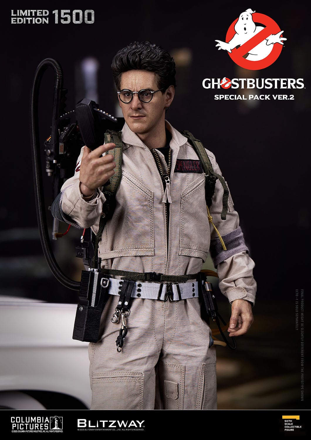 Ghostbusters: 1984: Special Pack: Venkman: Stantz: Spengler: Zeddemore: Limited Edition Set. 2.0 Blitzway