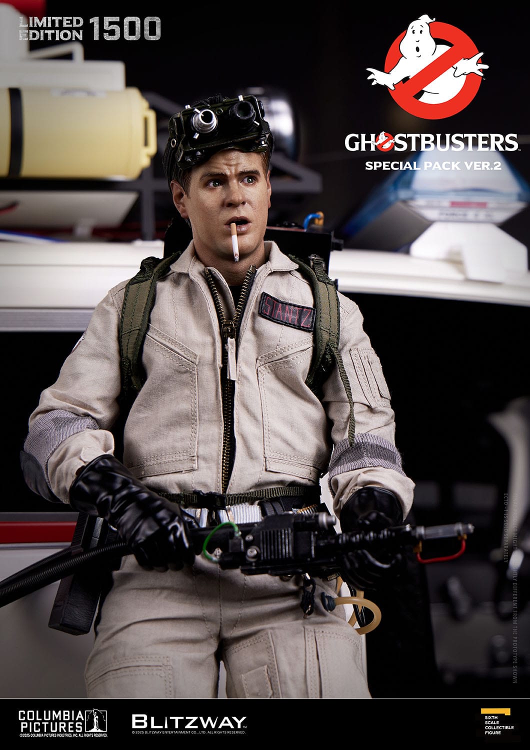 Ghostbusters: 1984: Special Pack: Venkman: Stantz: Spengler: Zeddemore: Limited Edition Set. 2.0 Blitzway