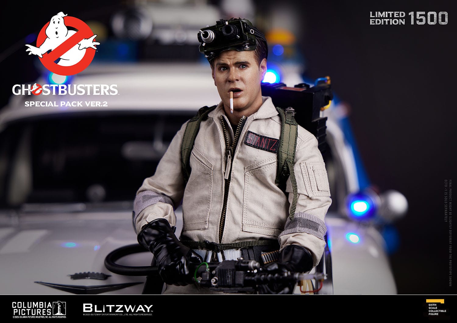 Ghostbusters: 1984: Special Pack: Venkman: Stantz: Spengler: Zeddemore: Limited Edition Set. 2.0 Blitzway