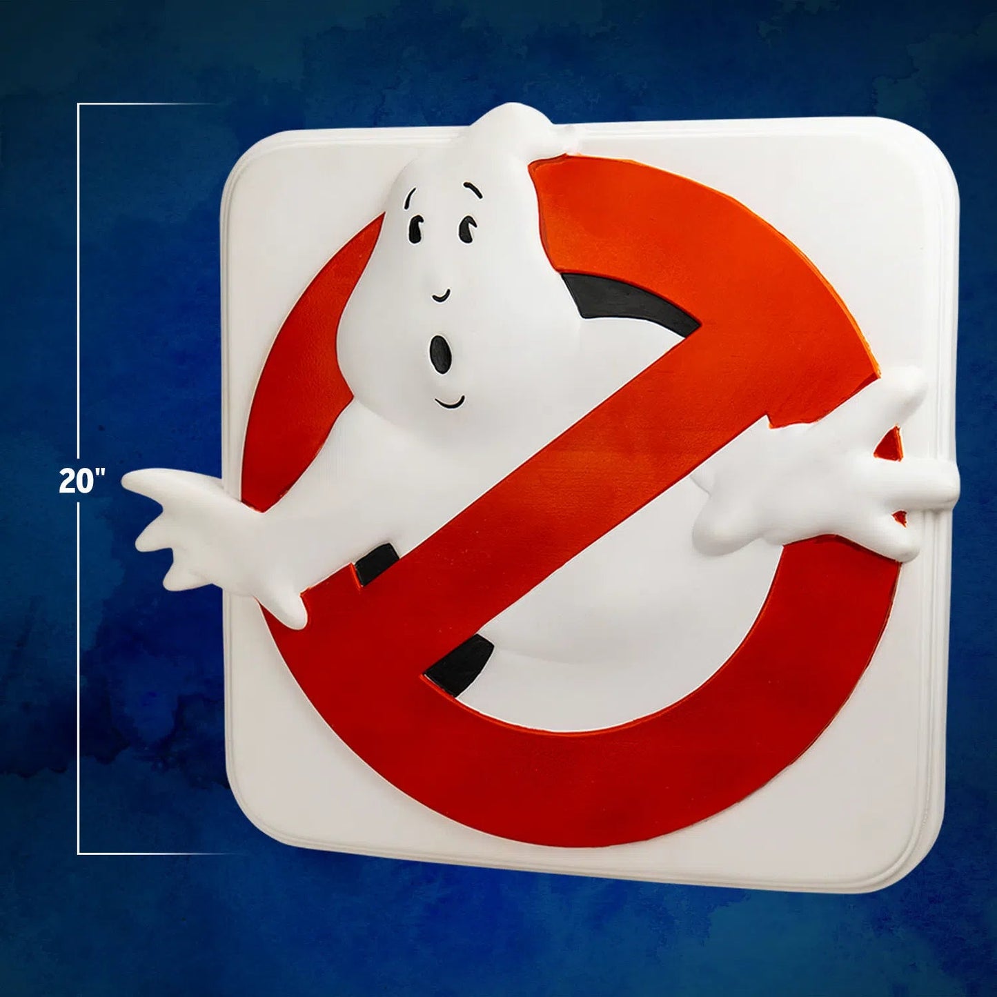 Ghostbusters: No Ghost Light-Up Sign: (1984) Trick Or Treat
