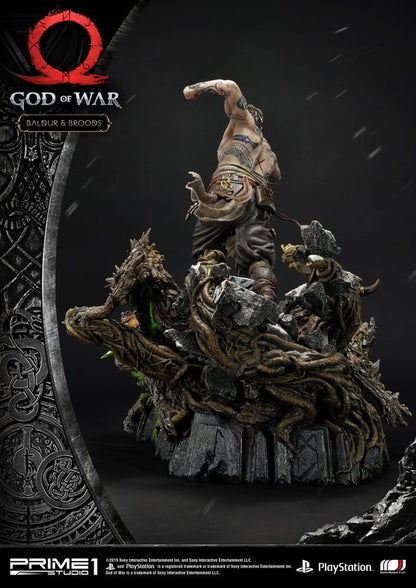 God of War 2018 Statue Baldur & Broods 62 cm - Prime 1 Studio Statue