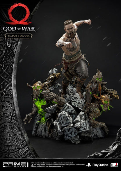 God of War 2018 Statue Baldur & Broods 62 cm - Prime 1 Studio Statue