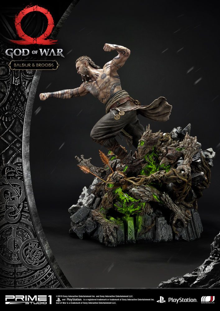 God of War Box Qty 2018 Statue Baldur & Broods 62 cm - Prime 1 Studio Statues