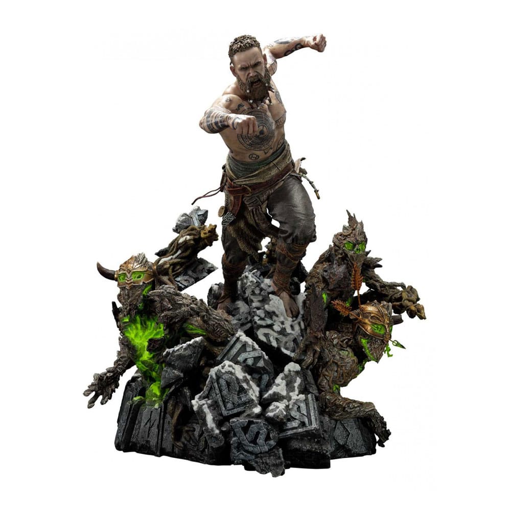 God of War Box Qty 2018 Statue Baldur & Broods Exclusive 62 cm - Prime 1 Studio Statues