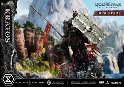 God of War: Ragnarok Real Elite Masterline Series Statue 1/3 Kratos Ultimate Bonus Version 95 cm - Prime 1 Studio Statues