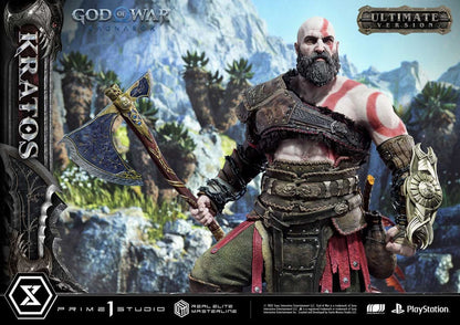 God of War: Ragnarok Real Elite Masterline Series Statue 1/3 Kratos Ultimate Version 95 cm - Prime 1 Studio Statues