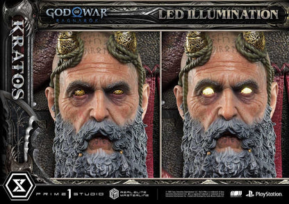 God of War: Ragnarok Real Elite Masterline Series Statue 1/3 Kratos Ultimate Version 95 cm - Prime 1 Studio Statues