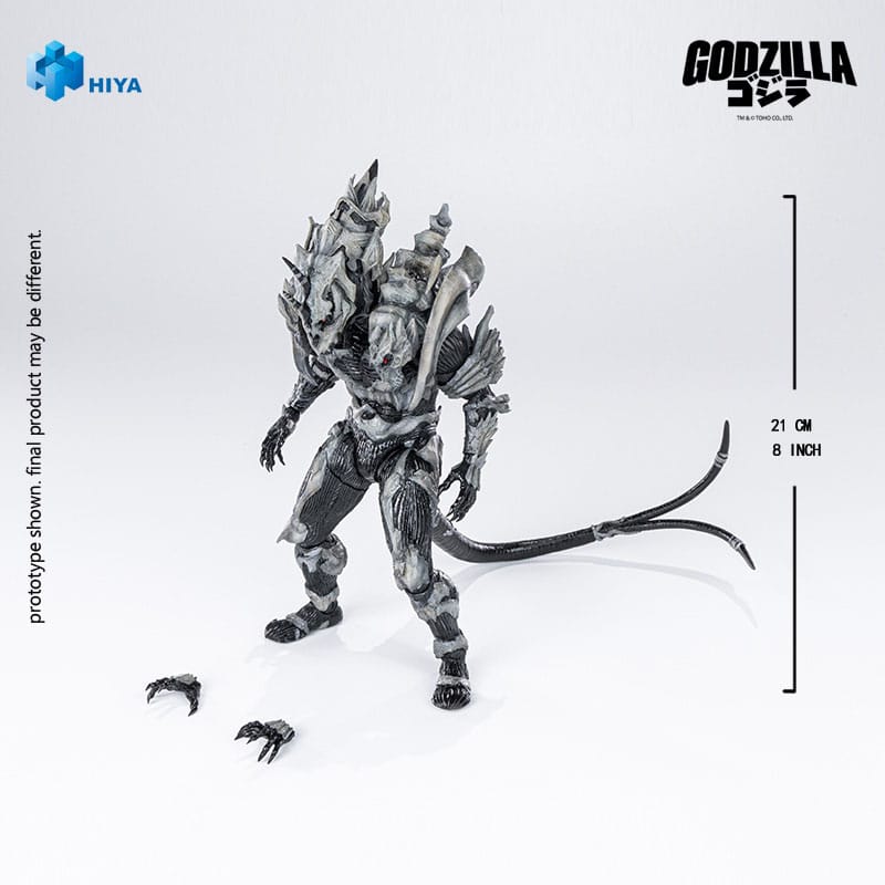 Godzilla Final Wars (2004): Monster X: Exquisite Basic: Action Figure - Hiya Toys Action Figures
