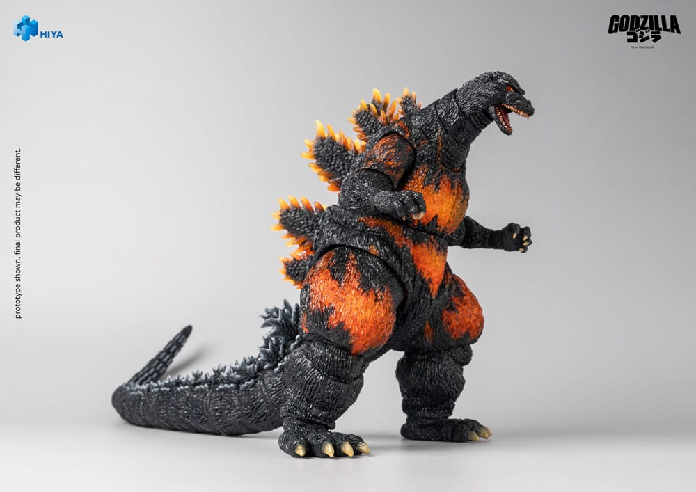 Godzilla vs. Destoroyah 1995 Exquisite Basic Action Figure Burning Godzilla 18 cm - Hiya Toys Action Figures