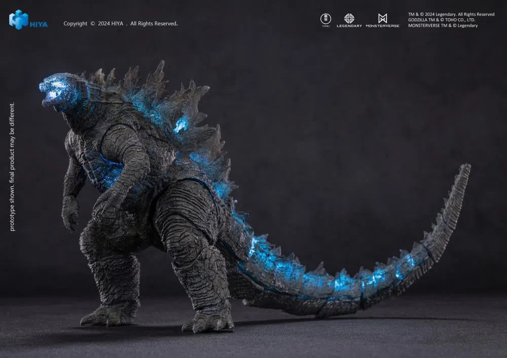 Godzilla vs. Kong 2001: Heat Ray Godzilla: Exquisite Basic+: Action Figure 18 cm Hiya Toys