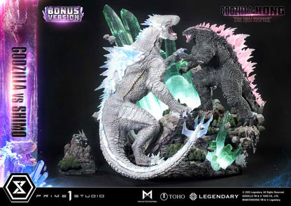 Godzilla x Kong: The New Empire Ultimate Diorama Masterline Series Statue Godzilla vs Shimo Bonus Version 86 cm - Prime 1 Studio Statues