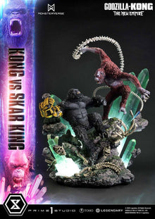 Godzilla x Kong: The New Empire Ultimate Diorama Masterline Series Statue Kong vs Skar King Bonus Version 104 cm - Prime 1 Studio Statues