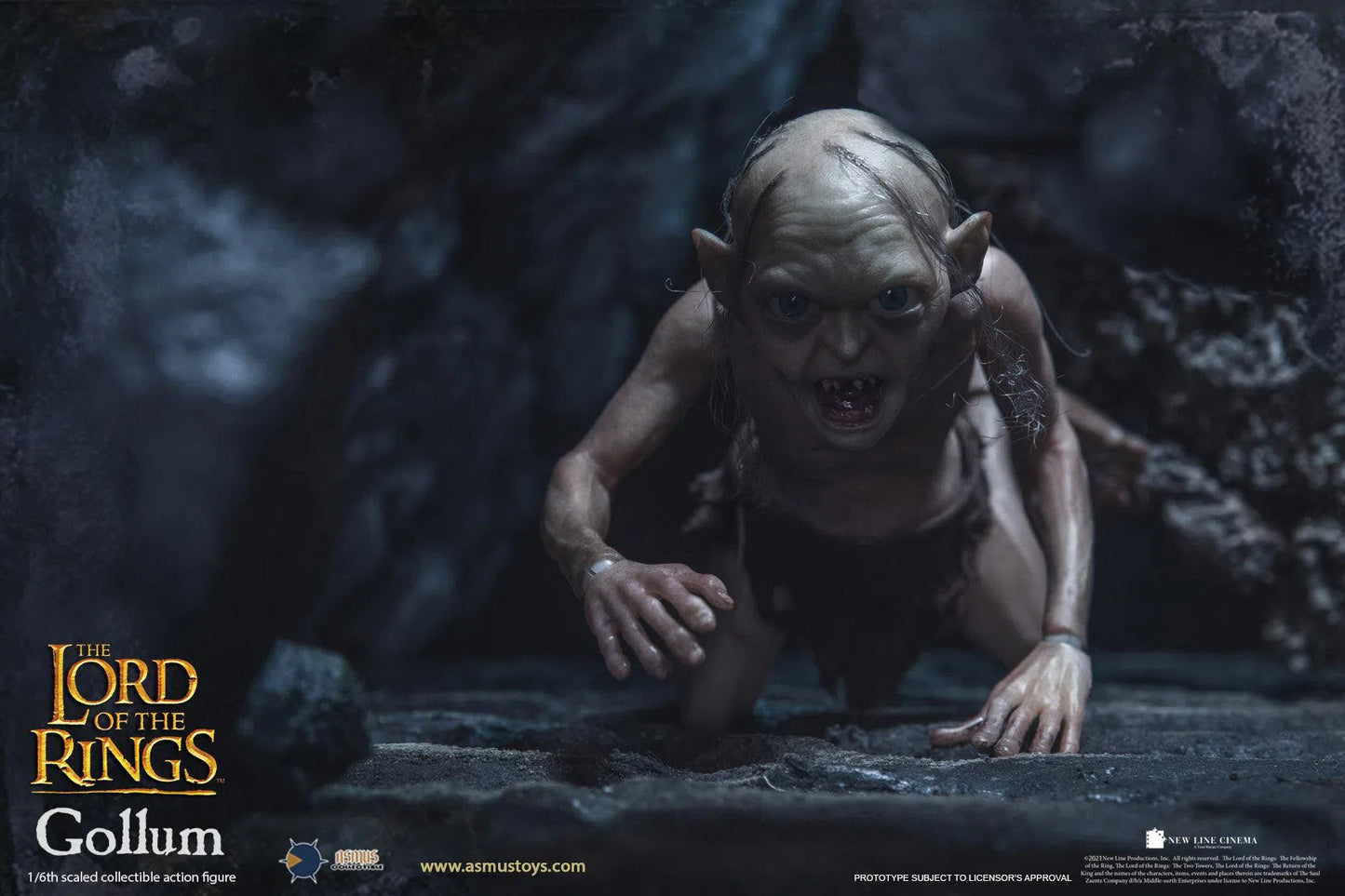 Gollum: Lord Of The Rings: Asmus: LOTR30G by Asmus Toys – Action Figure, [scale], UK stockist Planet Action Figures