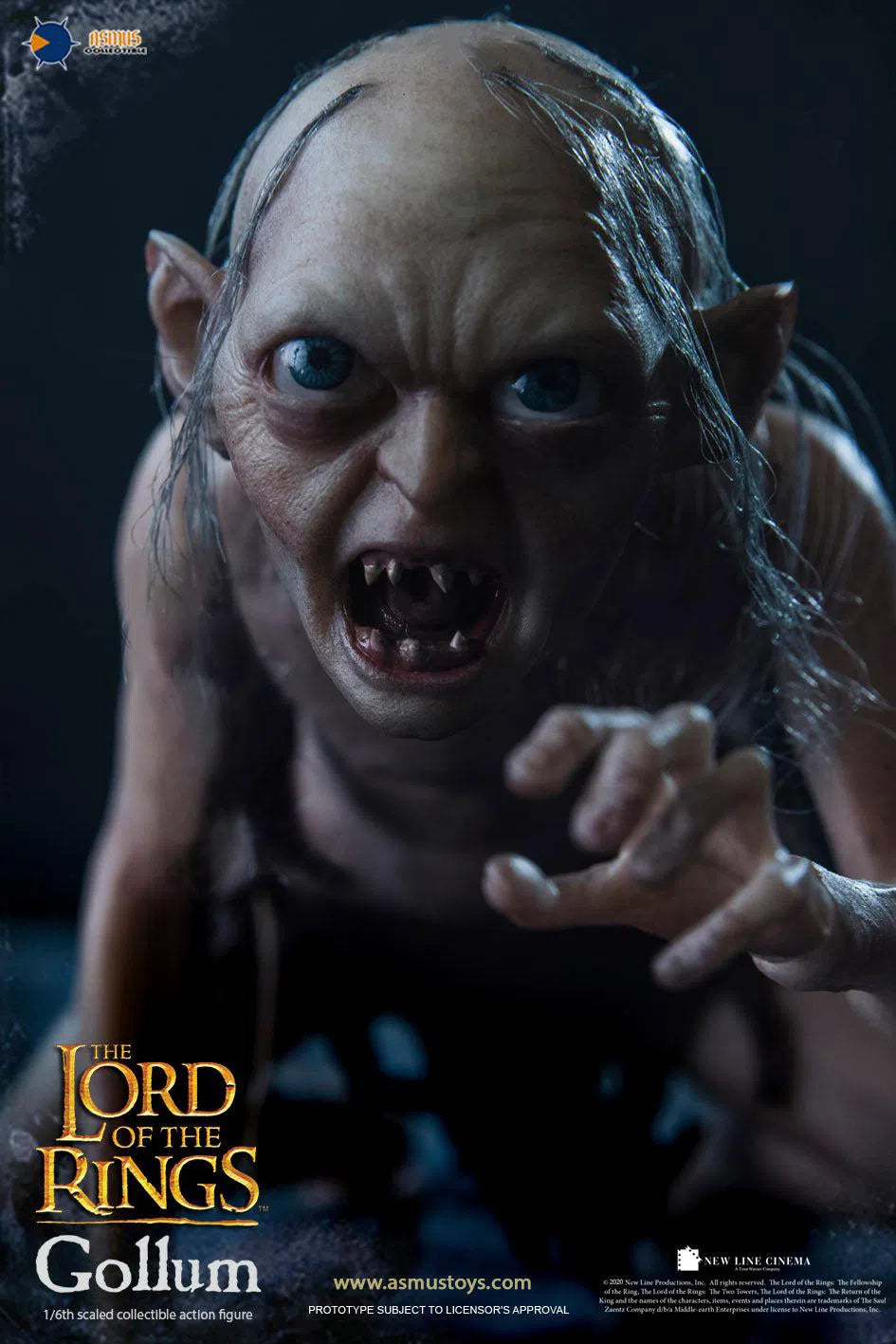 Gollum: Lord Of The Rings: Asmus: LOTR30G by Asmus Toys – Action Figure, [scale], UK stockist Planet Action Figures