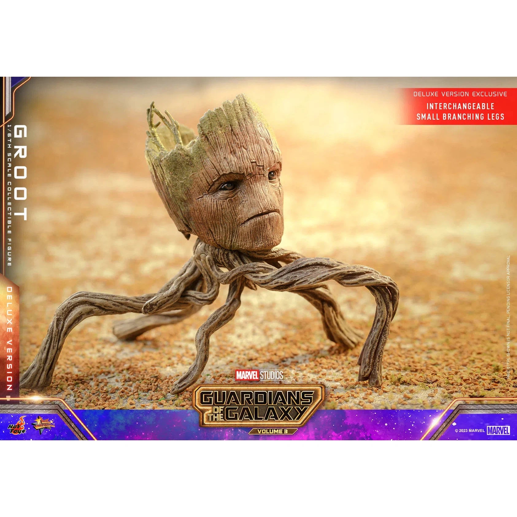 Groot: Deluxe: Guardians Of The Galaxy Vol.3: Marvel Hot Toys