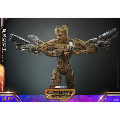 Groot: Deluxe: Guardians Of The Galaxy Vol.3: Marvel - Hot Toys Action Figure