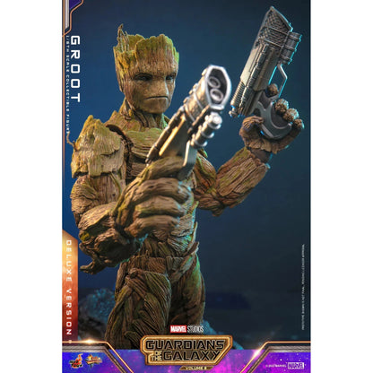 Groot: Deluxe: Guardians Of The Galaxy Vol.3: Marvel - Hot Toys Action Figure