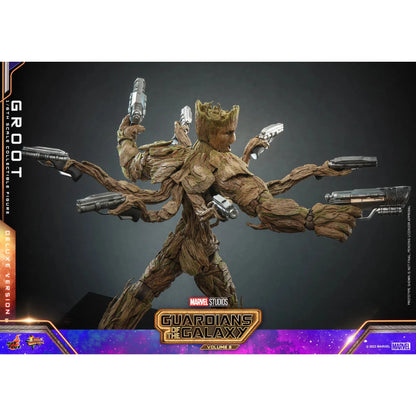 Groot: Deluxe: Guardians Of The Galaxy Vol.3: Marvel - Hot Toys Action Figure
