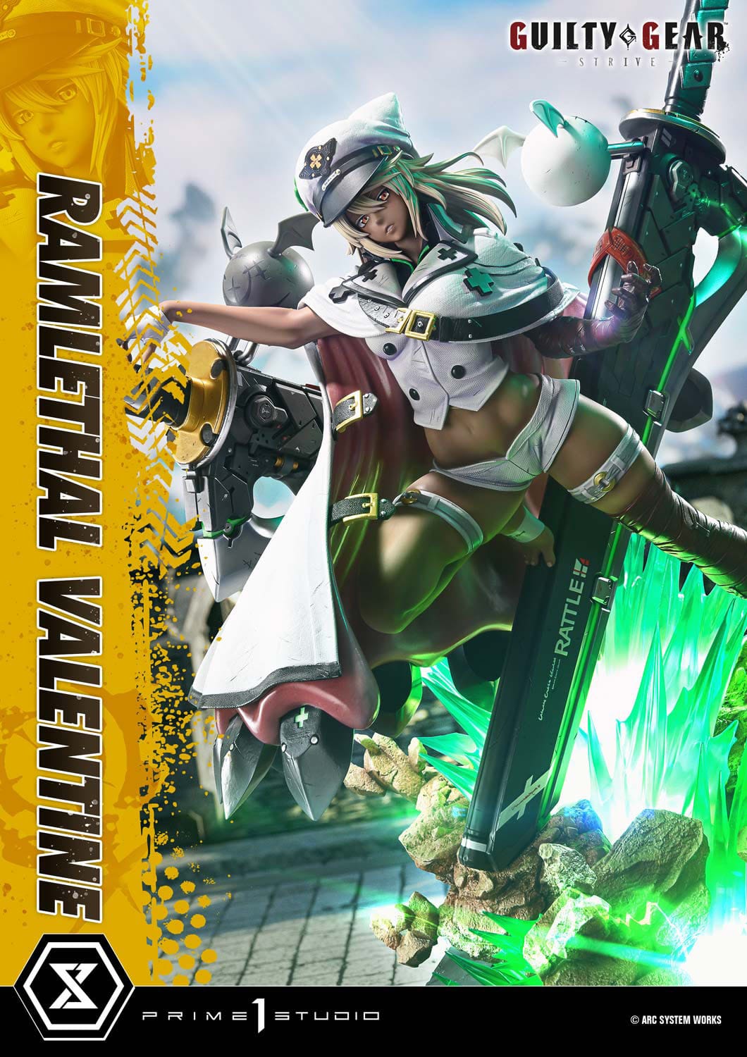 Guilty Gear: Strive: Ramlethal Valentine (Bonus Ver.): Ultimate Premium Masterline 1/4 Scale Limited Edition Statue - Prime 1 Studio Statue
