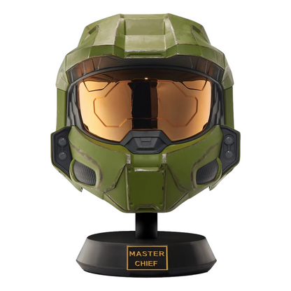 Halo: Master Chief: Deluxe Helmet With Stand: LED Lights & Sound - Jazwares Action Figure
