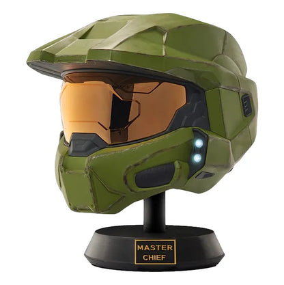 Halo: Master Chief: Deluxe Helmet With Stand: LED Lights & Sound - Jazwares Action Figure