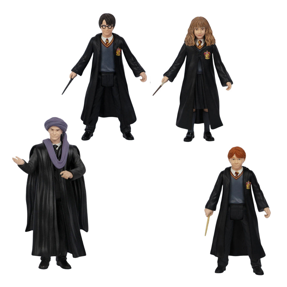Harry Potter: Series 1: 5 Points: Full Set Of 4 Action Figures - Mezco Action Figures