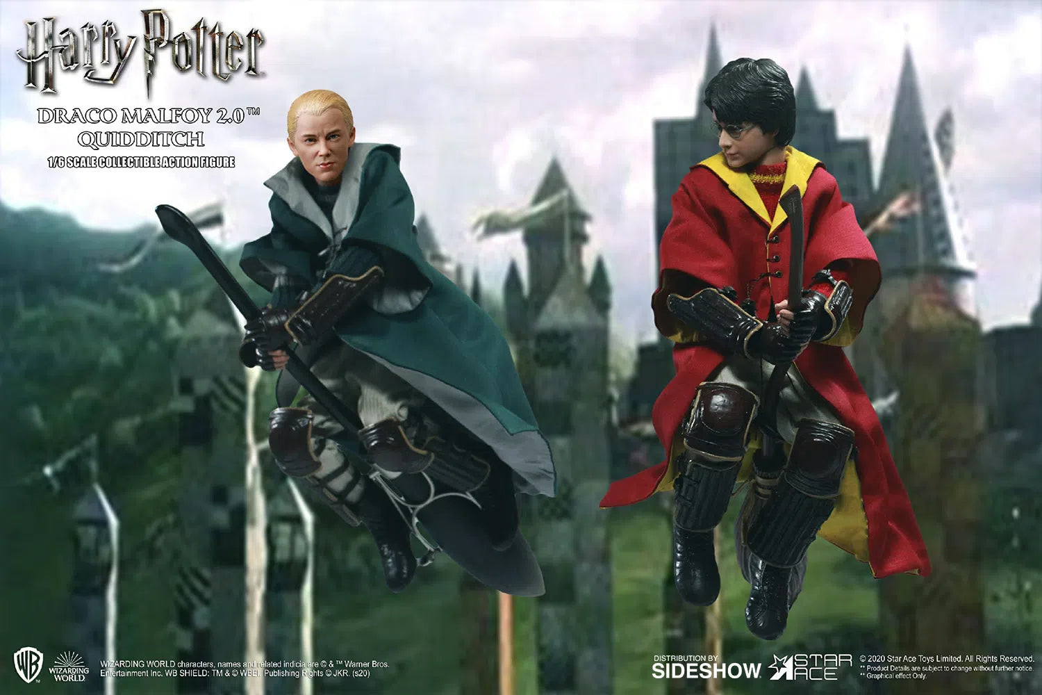 Harry Potter & The Chamber Of Secrets: Harry & Draco 2.0: Sixth Scale Figure Set Star Ace