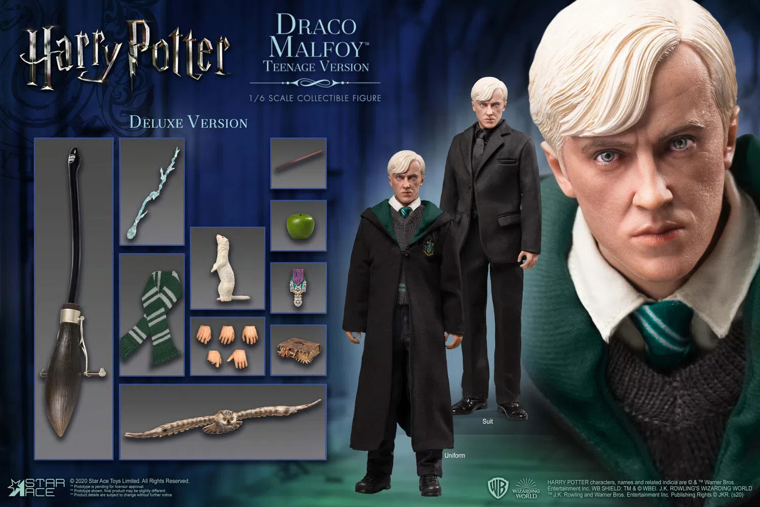 Harry Potter & The Half Blood Prince: Draco Malfoy: Deluxe: Sixth Scale Figure Star Ace