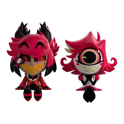 Hazbin Hotel: Alastor and Niffty Monitor Buddiez: Vinyl Figure - YouTooz Vinyl Figure