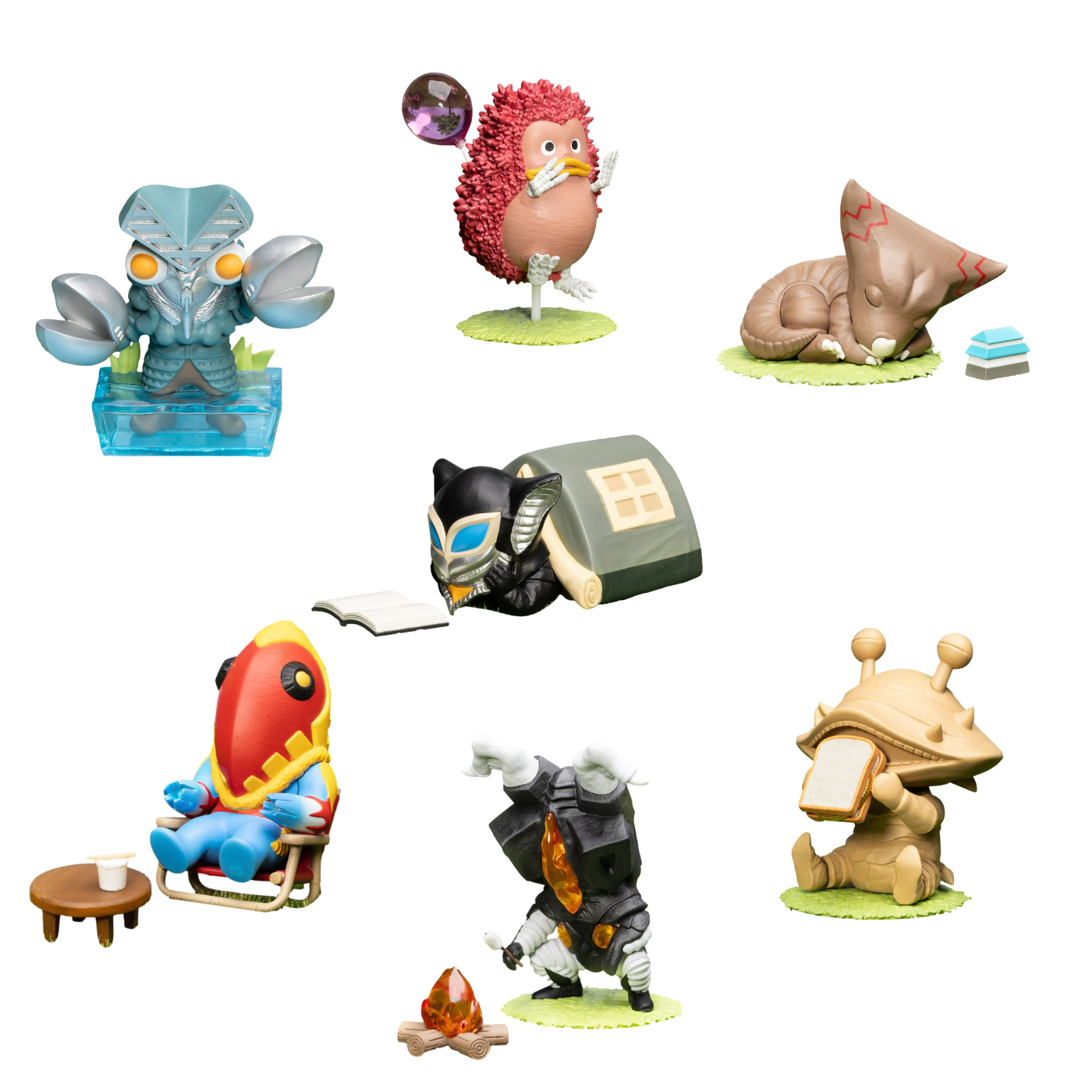 Ultraman Mini Egg Attack Outdoor Series figures Tsuburaya Kaiju Blind Box (6) 7 cm
