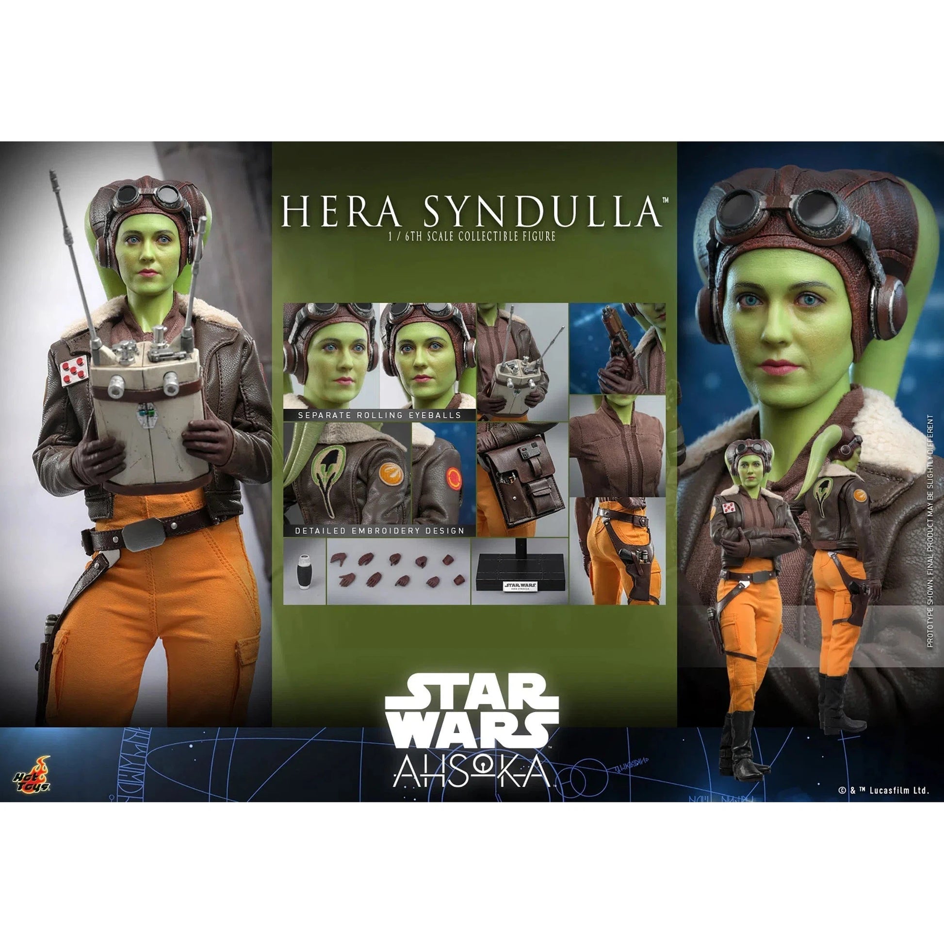 Hera Syndulla: Star Wars: Ahsoka: Hot Toys Hot Toys