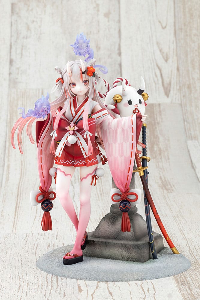 Hololive Production PVC Statue 1/7 Nakiri Ayame Shrine Maiden Fortune Outfit Ver. 26 cm - Kotobukiya Statue
