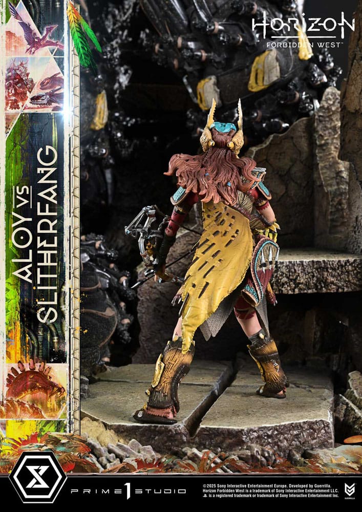 Horizon Forbidden West Ultimate Diorama Masterline Series Statue Aloy vs. The Slitherfang Bonus Version 82 cm - Prime 1 Studio Statues