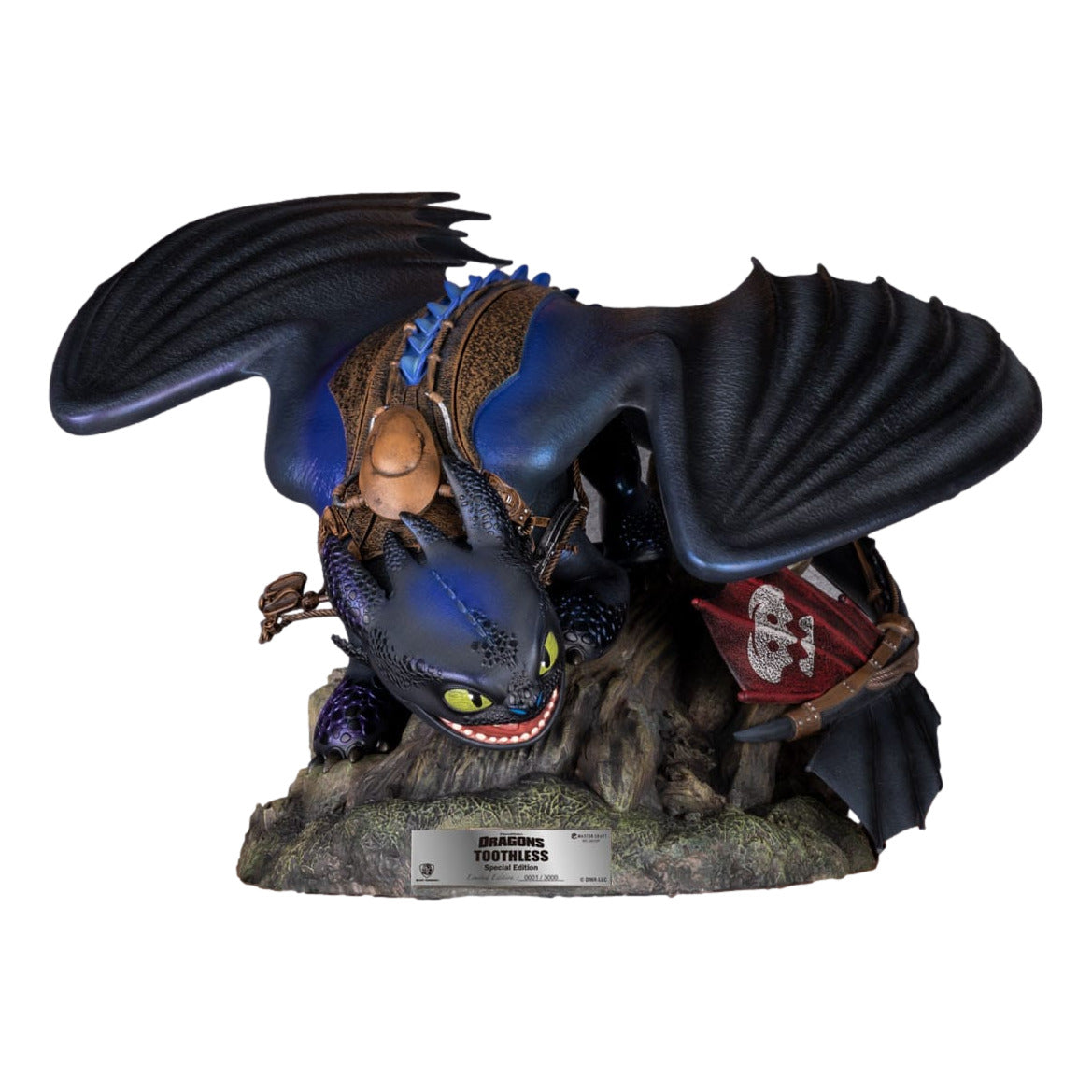 How To Train Your Dragon 2:  Toothless: Master Craft Statue - Beast Kingdom Toys Statues