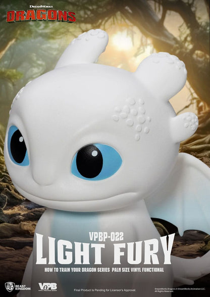 How To Train Your Dragon Piggy Vinyl Bank Light Fury - Beast Kingdom Toys Banks