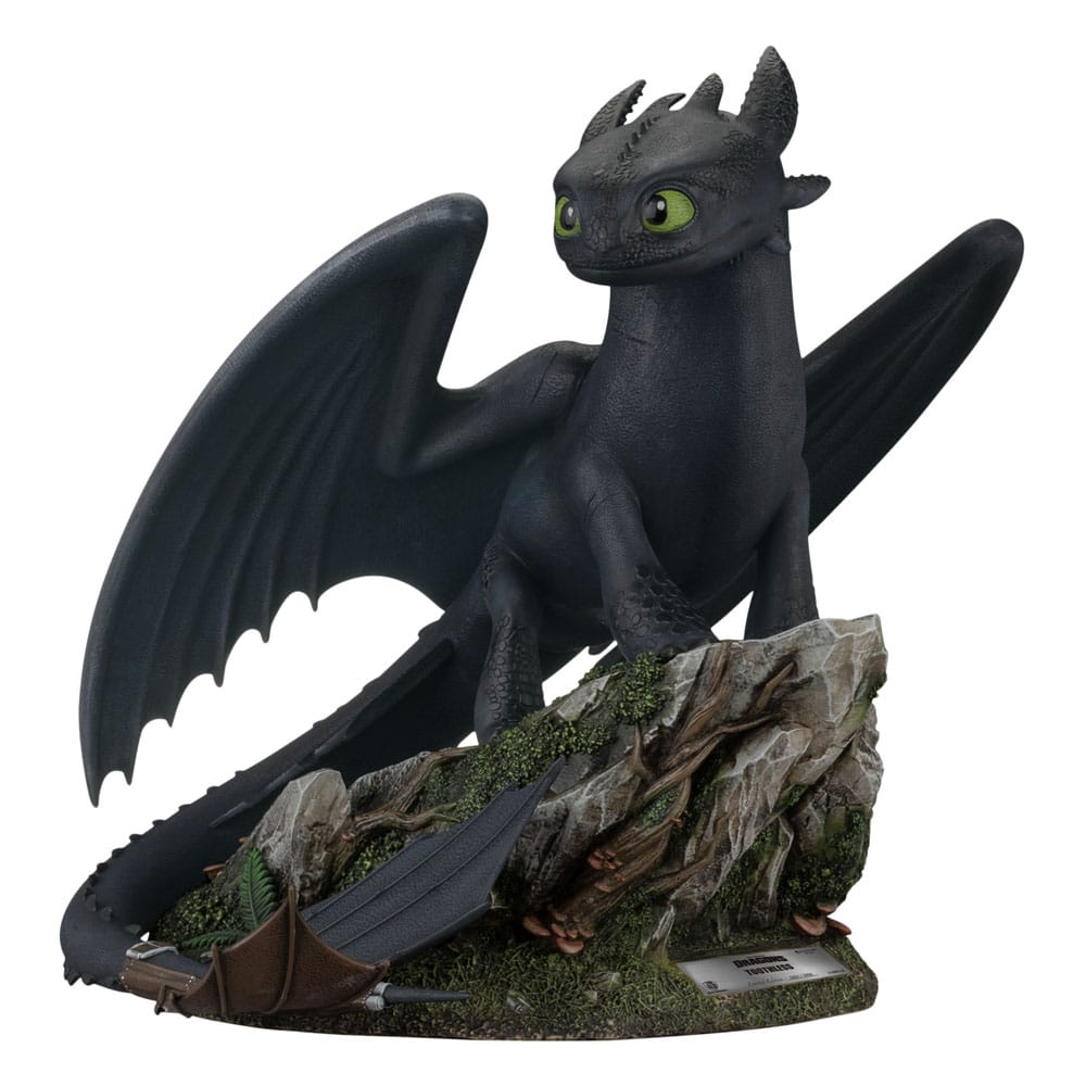 How To Train Your Dragon: Standing Toothless: Master Craft Statue - Beast Kingdom Toys Statue