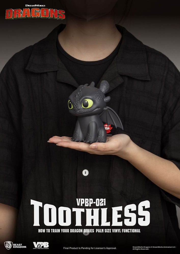 How to Train Your Dragon: Toothless: Vinyl Piggy Bank - Beast Kingdom Toys Piggy Bank