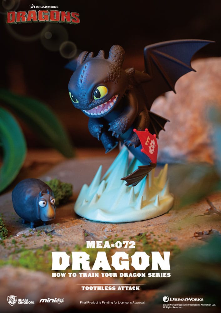 How to train your Dragon: Mini Egg Attack: Blind Box Figures: Box Of 6 - Beast Kingdom Toys Blind Boxes, Mini Figures & Capsule Toys