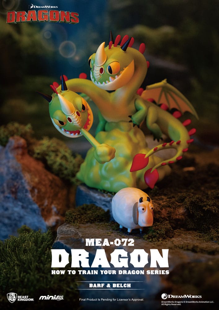 How to train your Dragon: Mini Egg Attack: Blind Box Figures: Box Of 6 - Beast Kingdom Toys Blind Boxes, Mini Figures & Capsule Toys