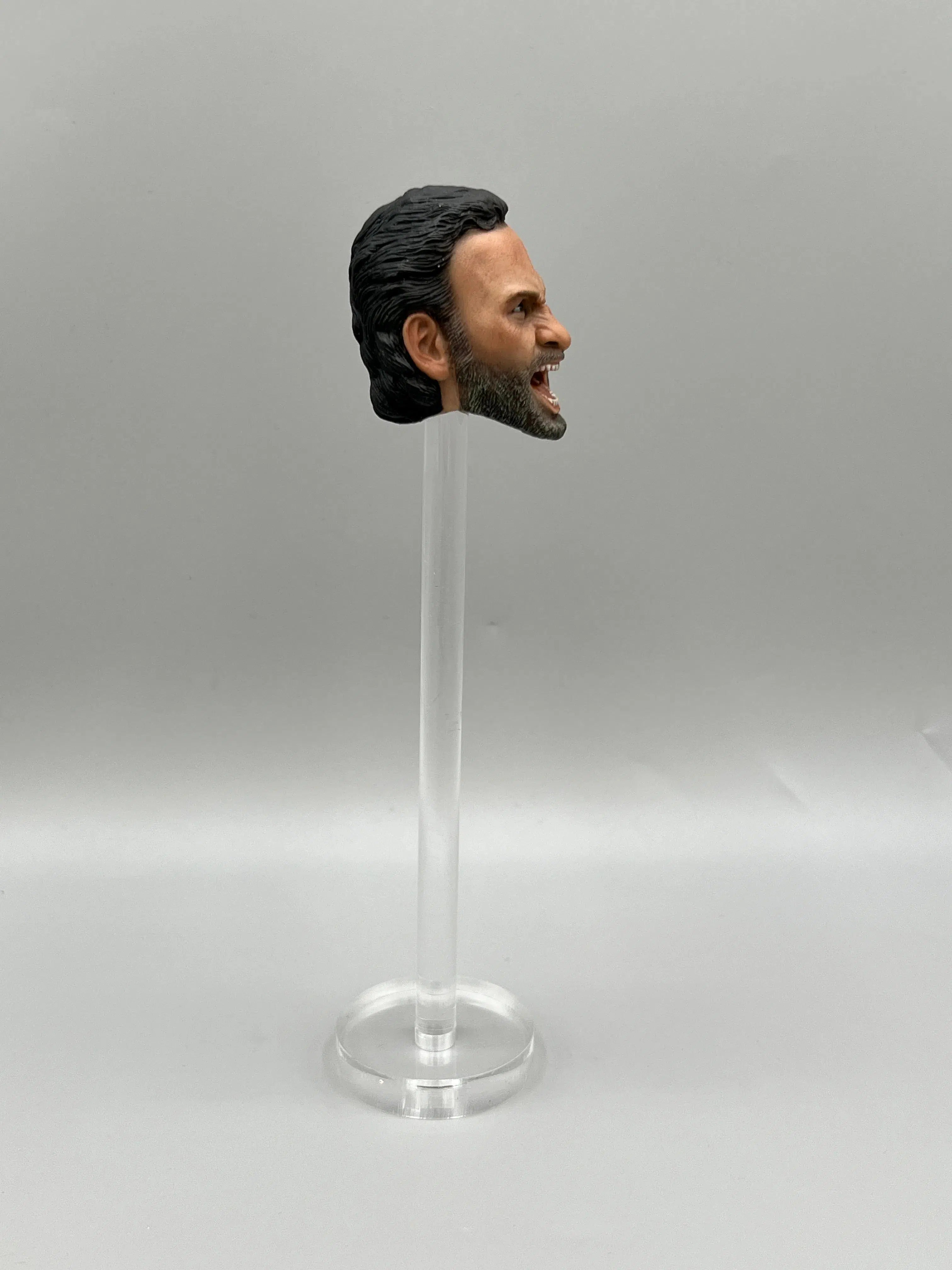 Headsculpt: Custom: Rick Grimes: Planet Action Figures