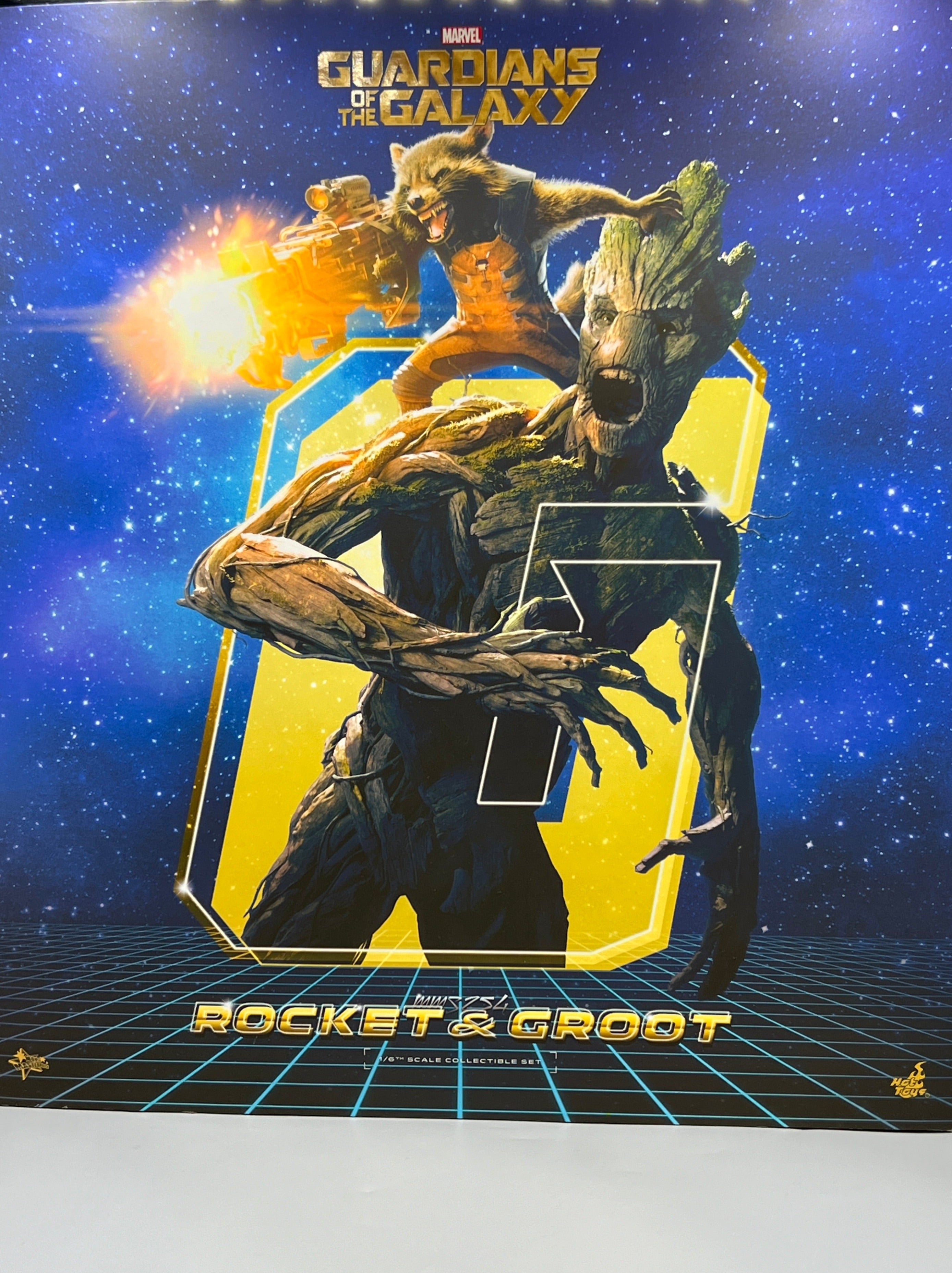 Ex Display: Rocket & Groot: Guardians Of The Galaxy: MMS254: Hot Toys